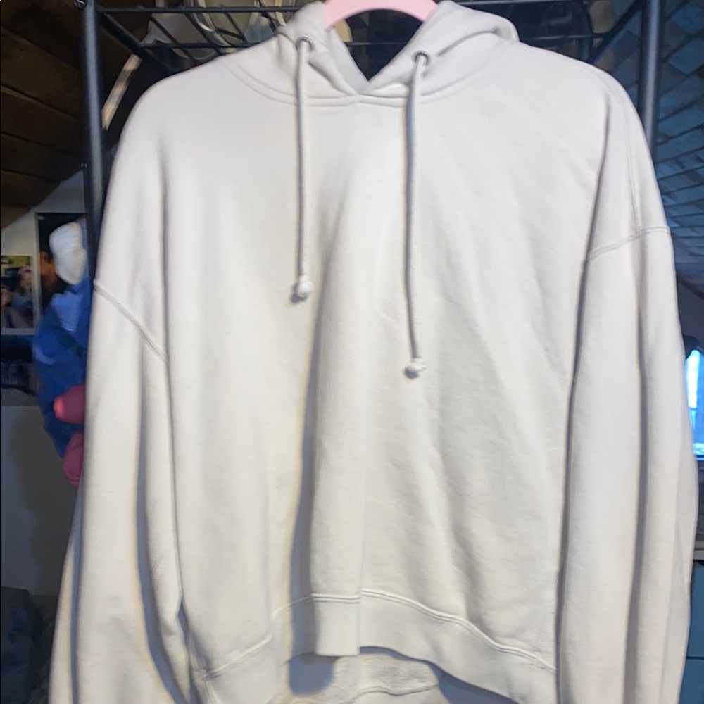A&F Cream Hoodie